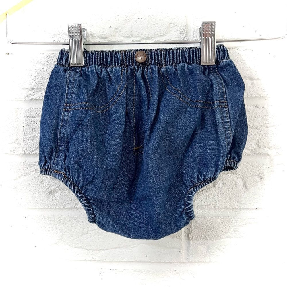 🚨4/$25 Wrangler Denim Diaper Cover Size 6 Months